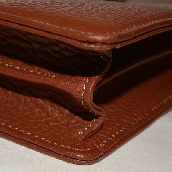 BURBERRY london clutches brown leather - Picture 6 of 16